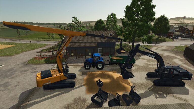 FS25 – Excavator Attachments Pack