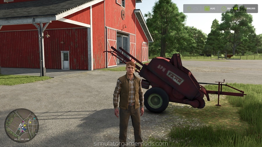 FS25 - Placeable Decoration Fahr APN Baler