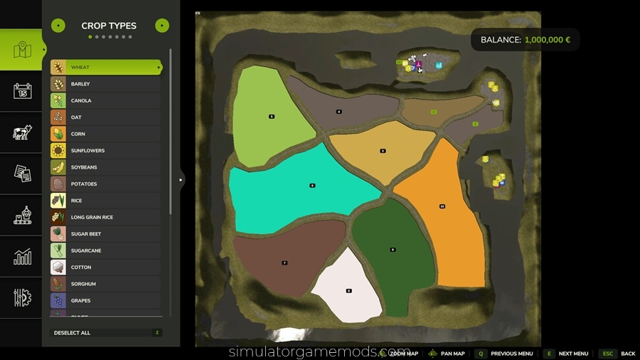 FS25 - Farm Island Map Minimap