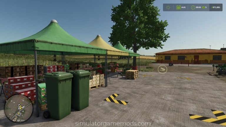 FS25 – Placeable Farm Market V1.0.1.1