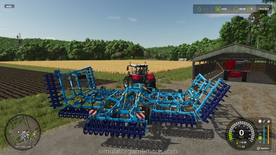 FS25 - Farmet Fantom 1250 Pro Rust Edition Cultivator
