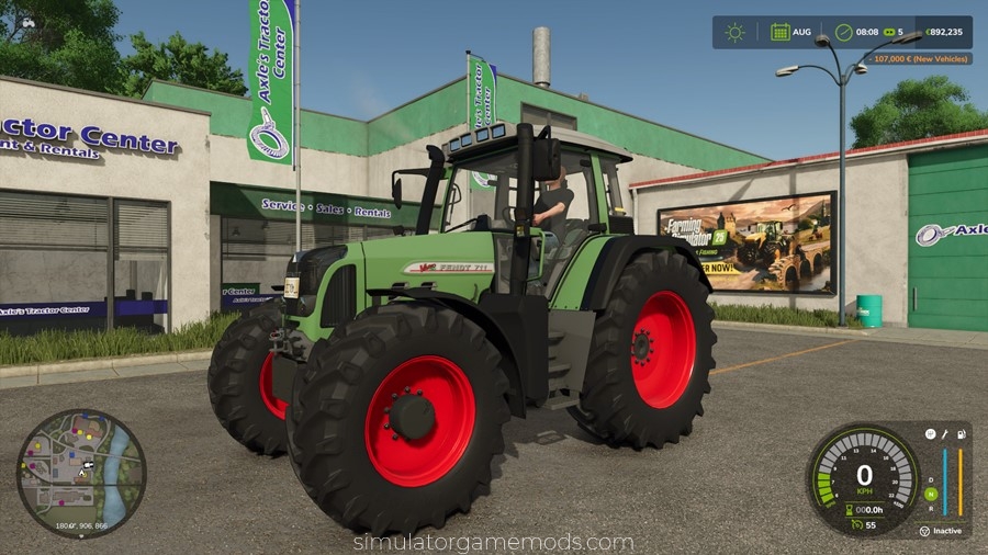FS25 - Fendt 700/800 TMS Tractor Mod