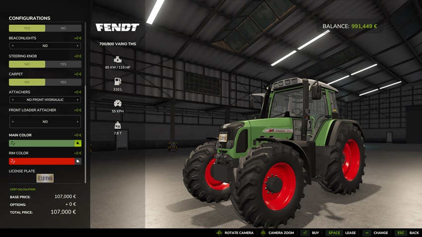 FS25 - Fendt 700/800 Vario TMS