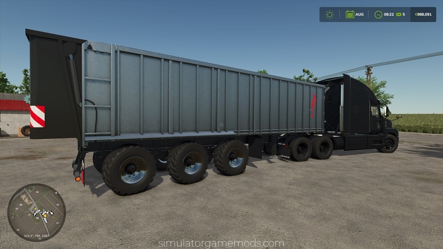 FS25 - Fliegl Ass 298 Trailer