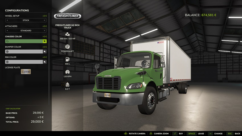 FS25 - Freightliner M2 Box Truck