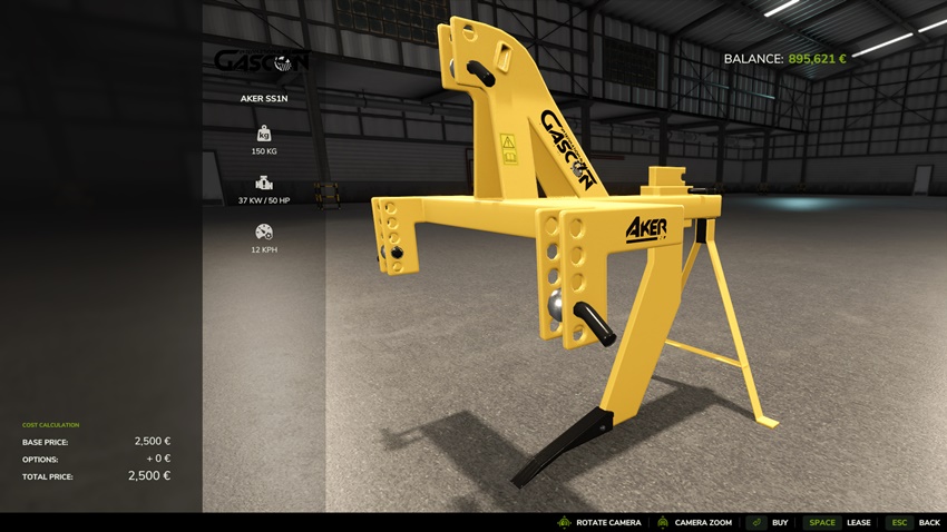 FS25 - Gascon AKER SS1N Subsolier