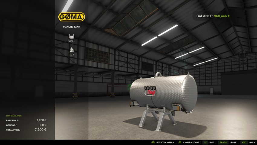FS25 - GOMA Slurry Manure Tank