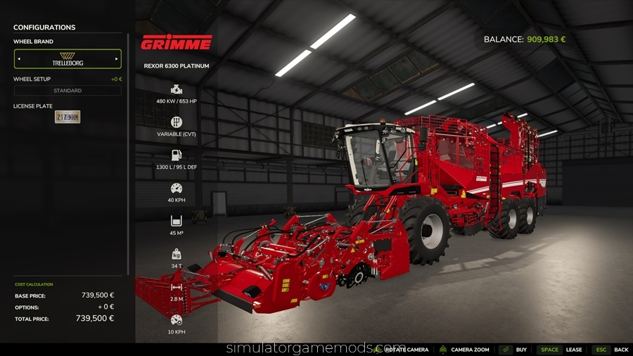 FS25 - Grimme Rexor 6300
