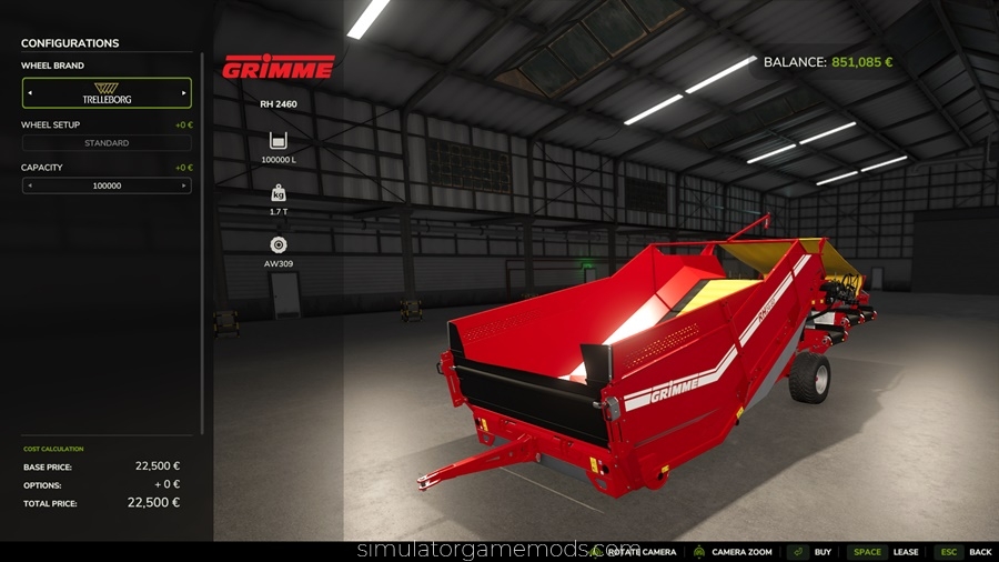 FS25 - Grimme RH2460
