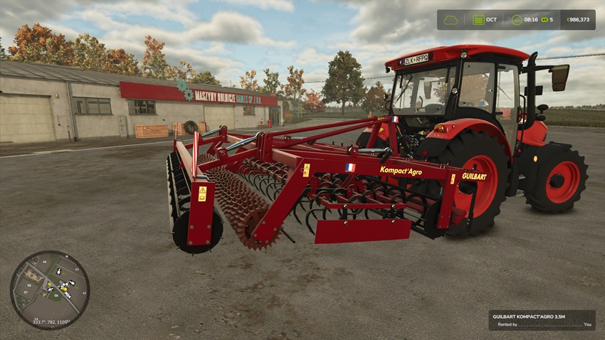 FS25 - Guilbart KompactAgro 3M5 Cultivator