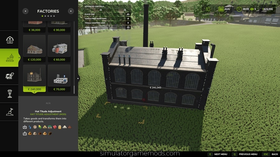 FS25 - Hat Titude Adjustment