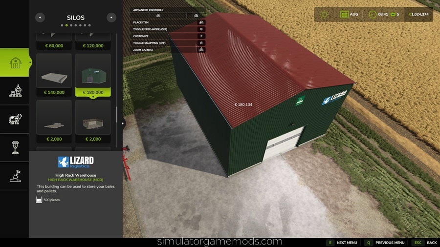 FS25 - High Rack Warehouse