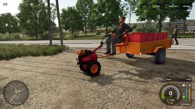 FS25 – Honda Garden Tiller V1.0