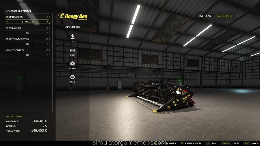 FS25 - Honey Bee AirFLEX Series Cutter