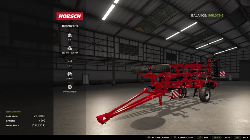 FS25 - Horsch Terrano 5FM Cultivator 