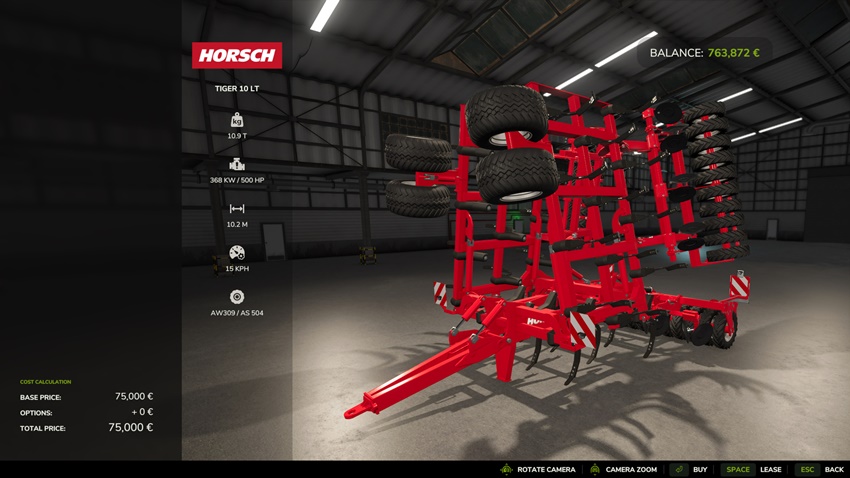 FS25 - Horsch Tiger 10 LT Cultivator