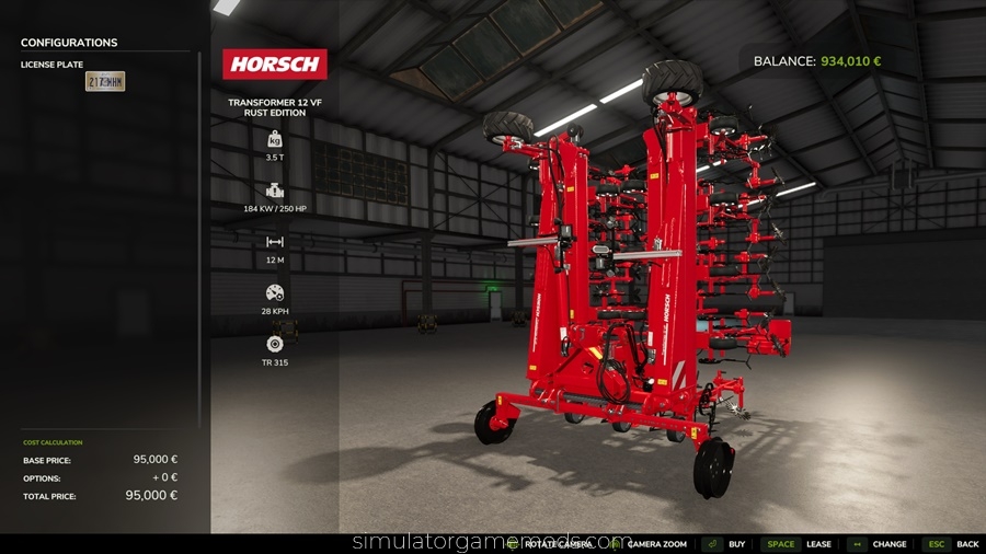 FS25 - Horsch Transformer 12 VF Rust Edition