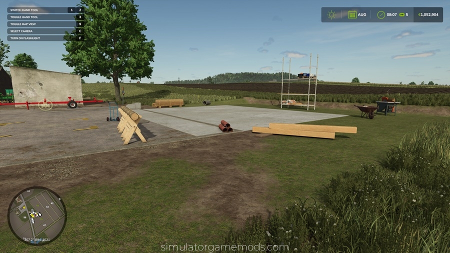 FS25 - House to Build Game Content