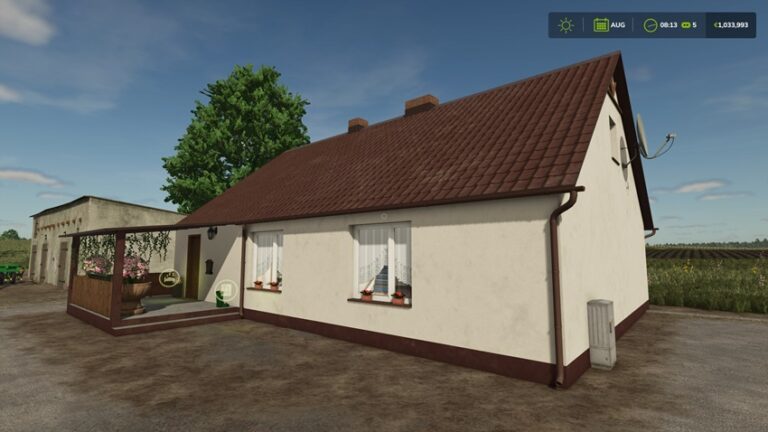 FS25 – House With A Porch v1.0