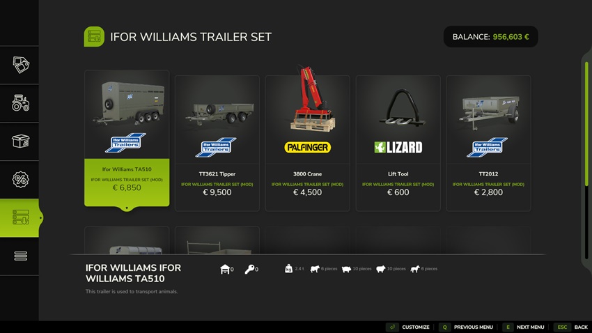 FS25 - Ifor Williams Trailer Pack