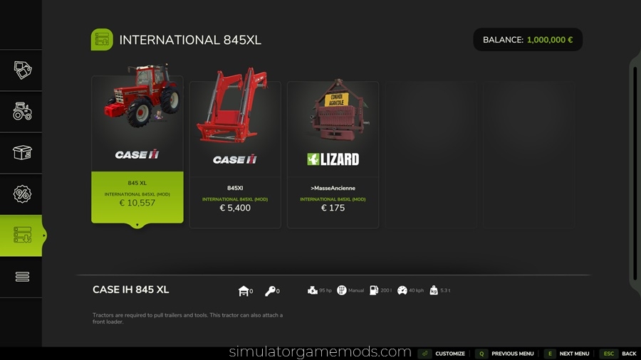 FS25 - International IH 845XL Tractor Mod