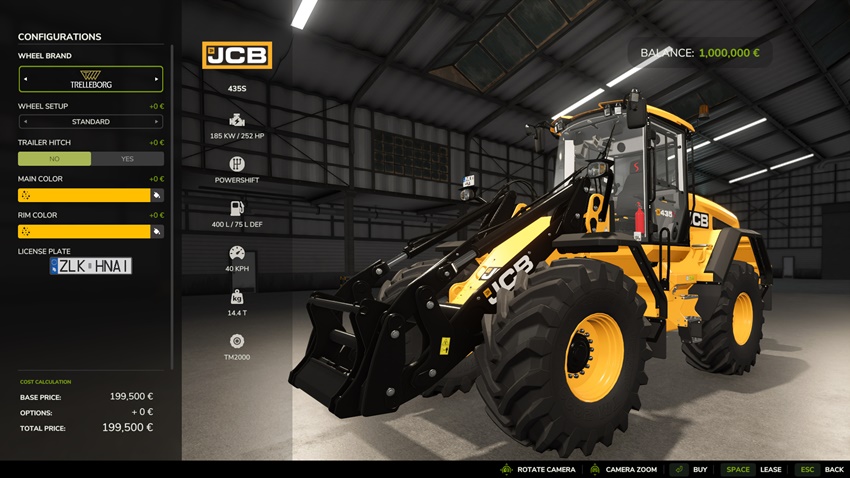 FS25 - JCB 435S Wheel Loader
