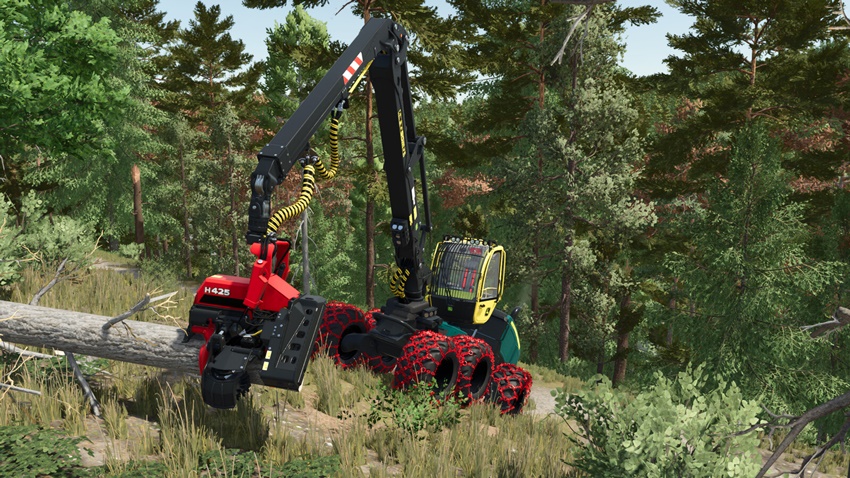FS25 - John Deere 1270G Forestry Harvester Pack