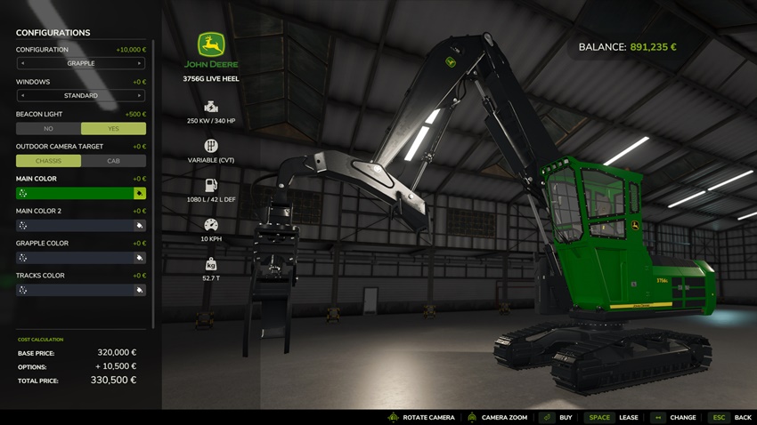 FS25 - John Deere 3756G Excavator