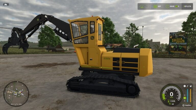 FS25 – John Deere 3756G Excavator V1.0