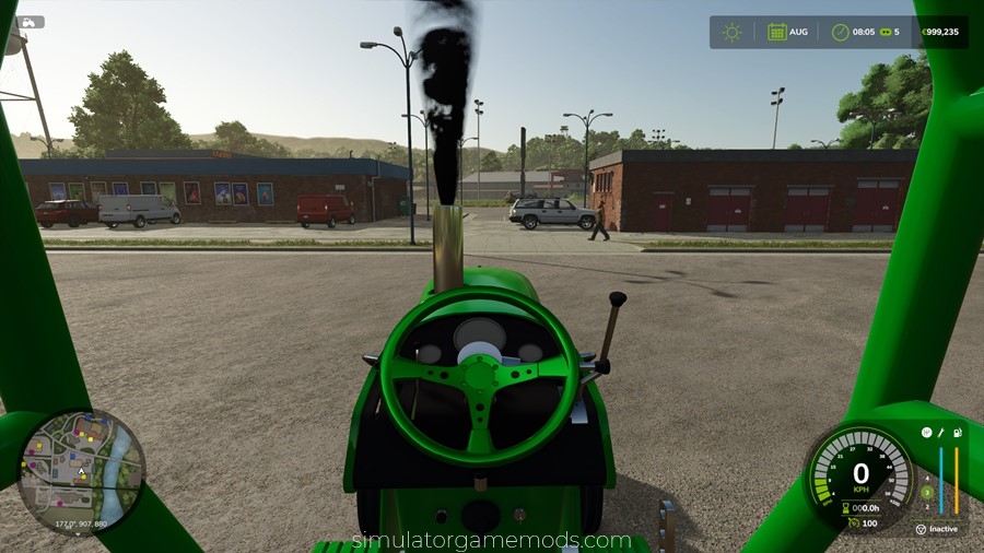 FS25 - John Deere 4020 Puller Tractor mod