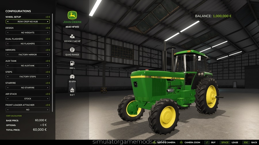 FS25 - John Deere 4640 HFWD Tractor