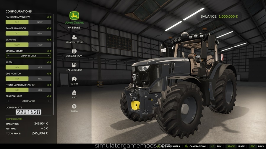 FS25 - John Deere 6R Tractor