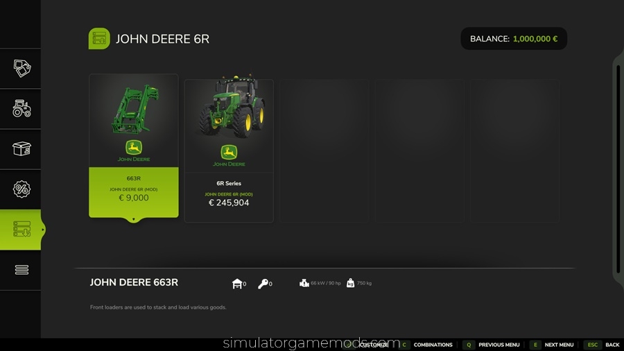 FS25 - John Deere 6R Tractor