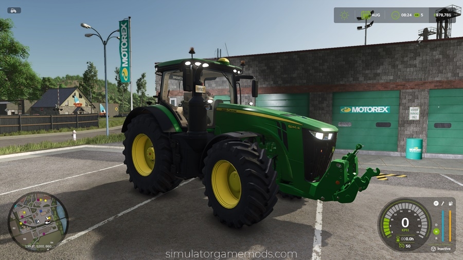FS25 - John Deere 8R tractor mod