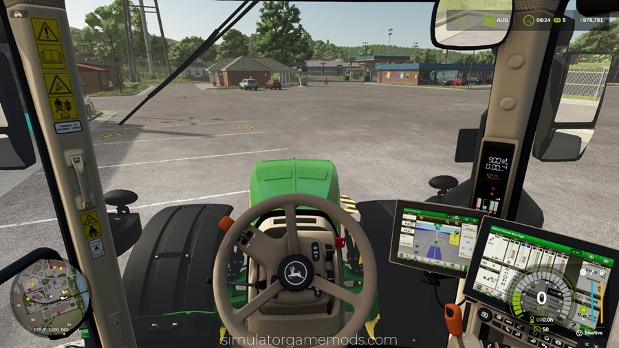 FS25 - John Deere 8R tractor mod