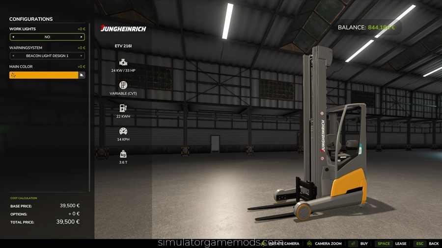 FS25 - Jungheinrich ETV 216i