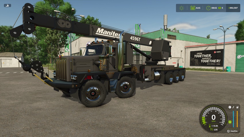 FS25 - Kenworth C500 Manitex 4596 Picker Truck