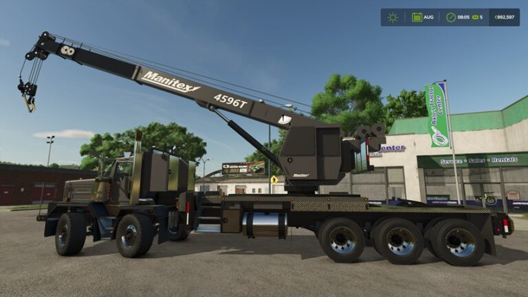 FS25 – Kenworth C500 Manitex 4596 Picker Truck V1.0