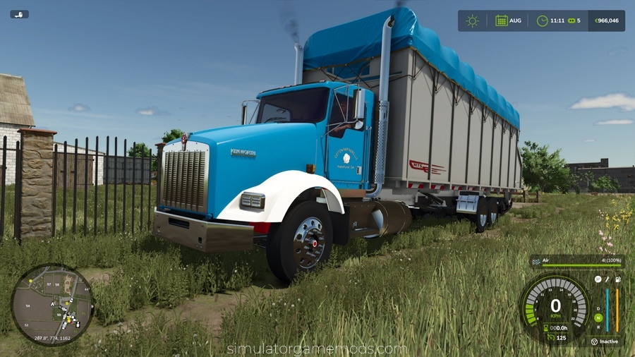 FS25 - Kenworth T800 Cotton Truck