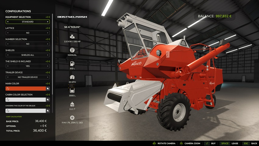 FS25 - Kolos SK-6