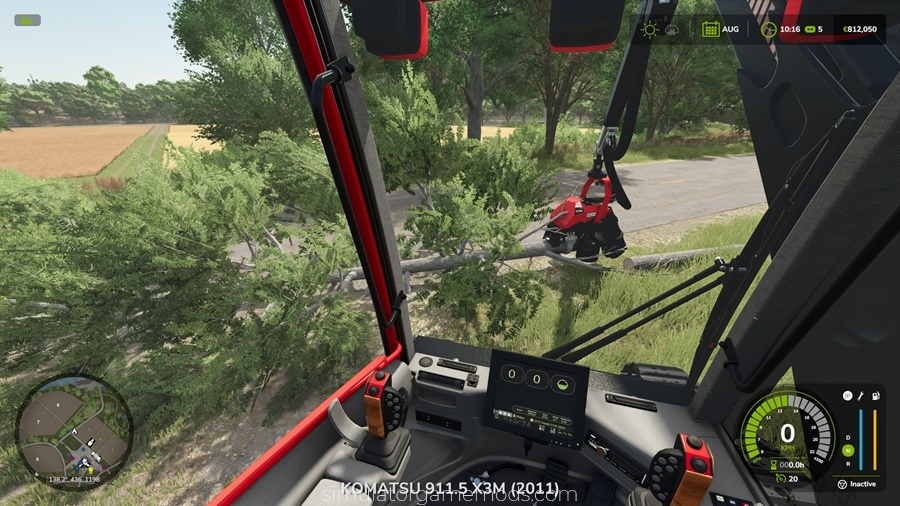 FS25 - Komatsu Harvester 911