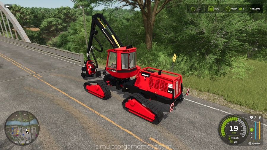 FS25 - Komatsu Harvester 911