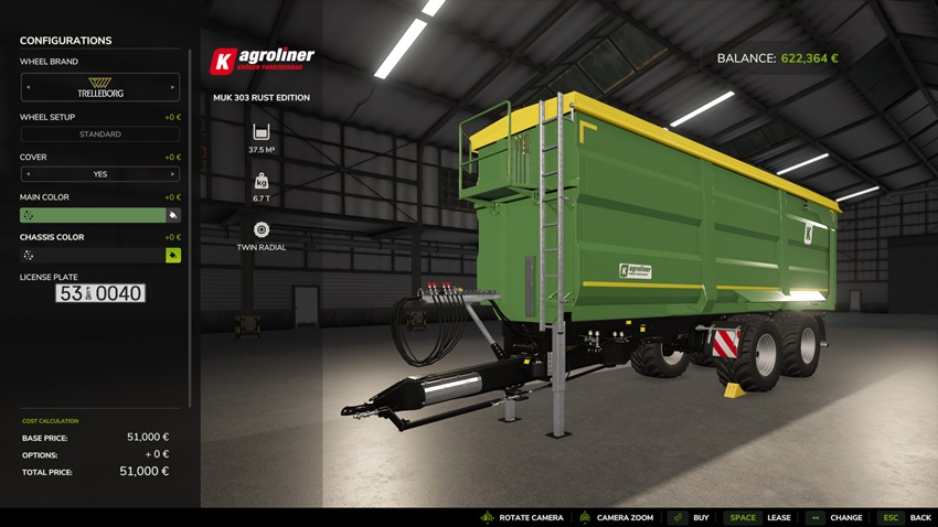 FS25 - Kroger MUK 303 Rust Edition