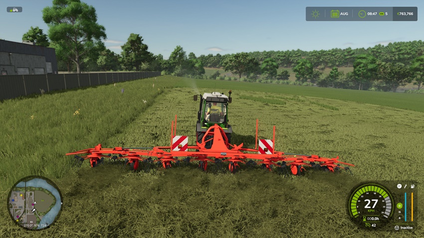 FS25 - Kuhn GF 8712 Tedder Rust Edition