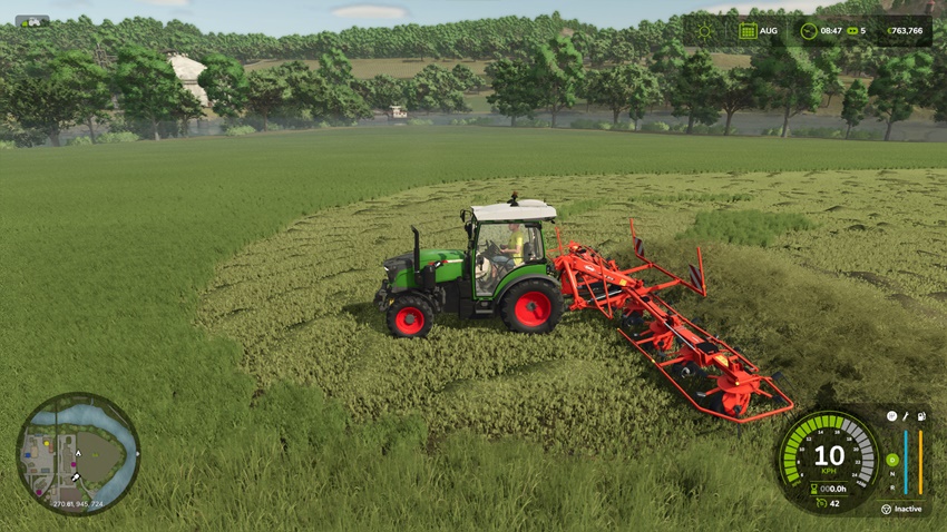 FS25 - Kuhn GF 8712 Tedder Rust Edition