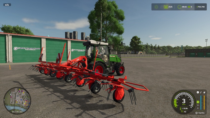 FS25 - Kuhn GF 8712 Tedder Rust Edition