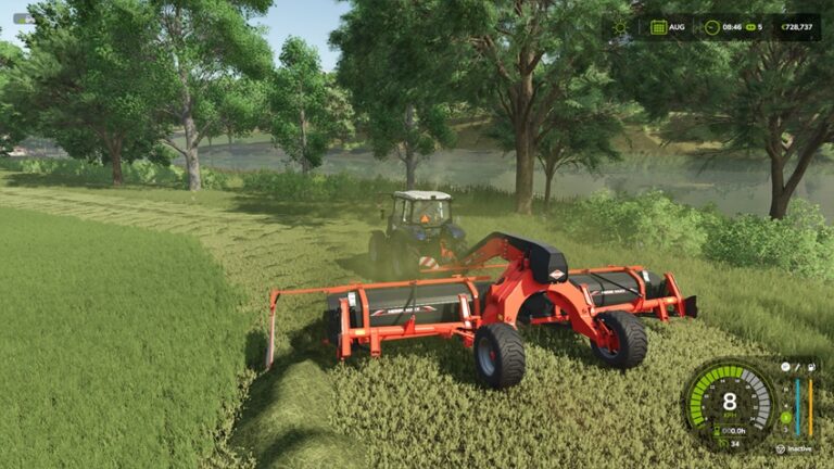 FS25 – Kuhn MergeMaxx 950 Windrower Rust Edition V1.1