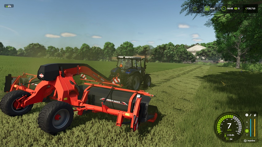 FS25 - Kuhn MergeMaxx 950 Windrower Rust Edition