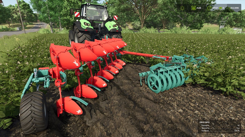 FS25 - Kverneland Ecomat Plow Rust Edition