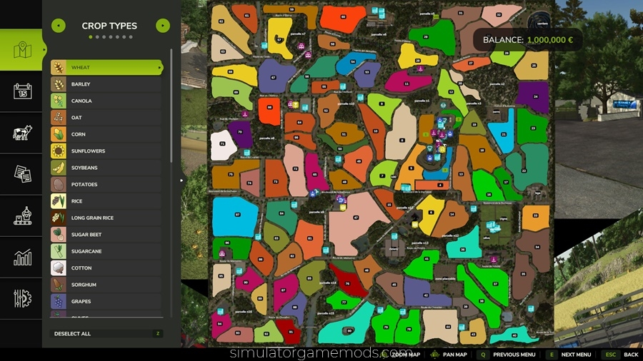 FS25 - La Plaine Map Minimap